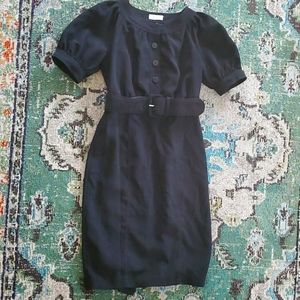 Calvin Klein black sheath dress